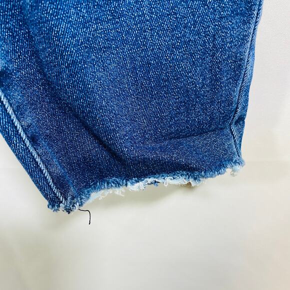 Everlane Curvy High-Rise Skinny Jeans Distressed Size 28 Crop - Picture 4 of 7